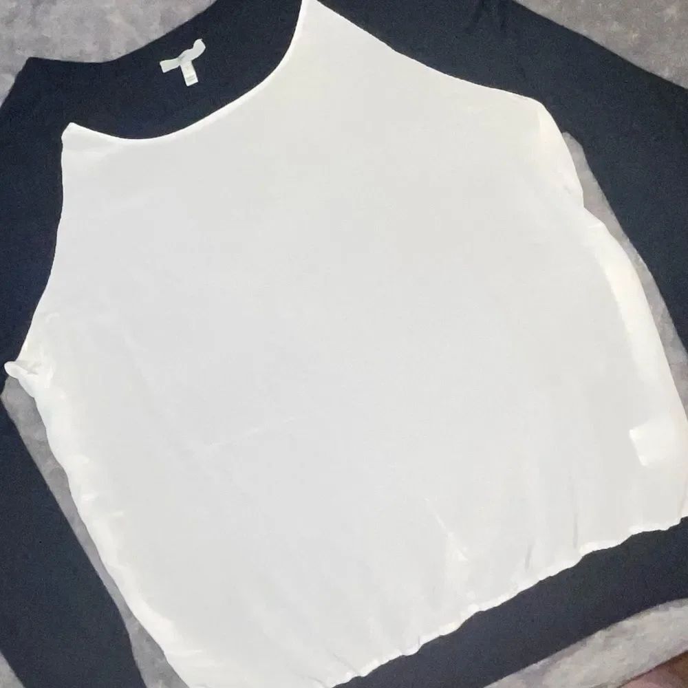 Joie Silk Color Block Top - Picture 4 of 12